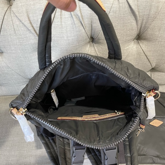 MZ Wallace Small Utility Backpack in Magnet - Picture 4 of 7